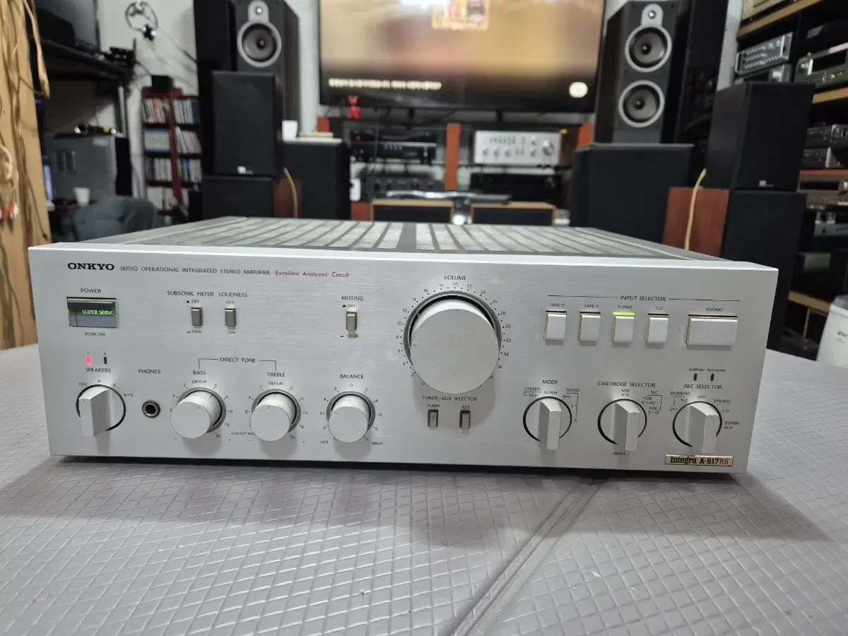 온쿄 ONKYO  빈티지 인티앰프 A-817RS